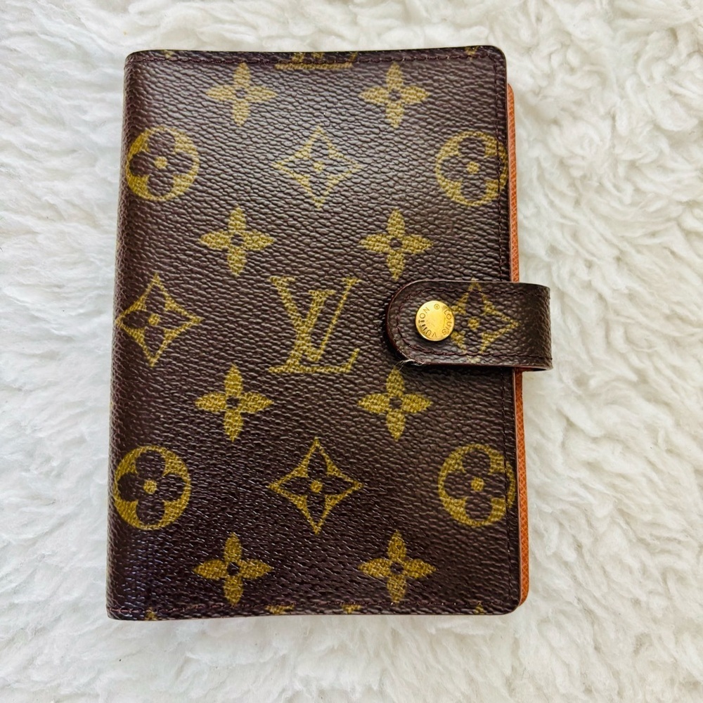 Louis Vuitton Brown Monogram Leather Vintage PM Agenda Cover - Picture 2 of 16